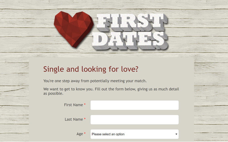 First Dates casting form
